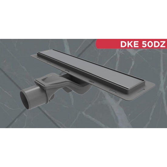 Κανάλι Ντουζιέρας 50cm DKE50DZ Silver Κανάλι Ντουζιέρας 50cm DKE50DZ Silver